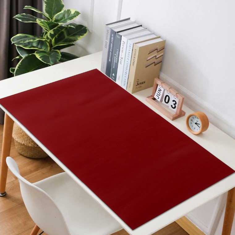 아멜린 양면 테이블 가죽매트(60x30cm) (블랙+레드)
